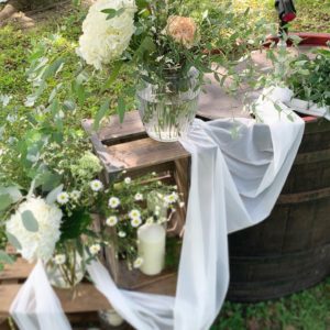 wedding decoration　garden